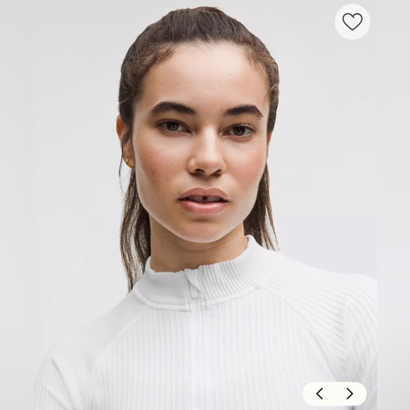 Lululemon Rest Less Cropped Half Zip Ribbed - Picture 3 of 8